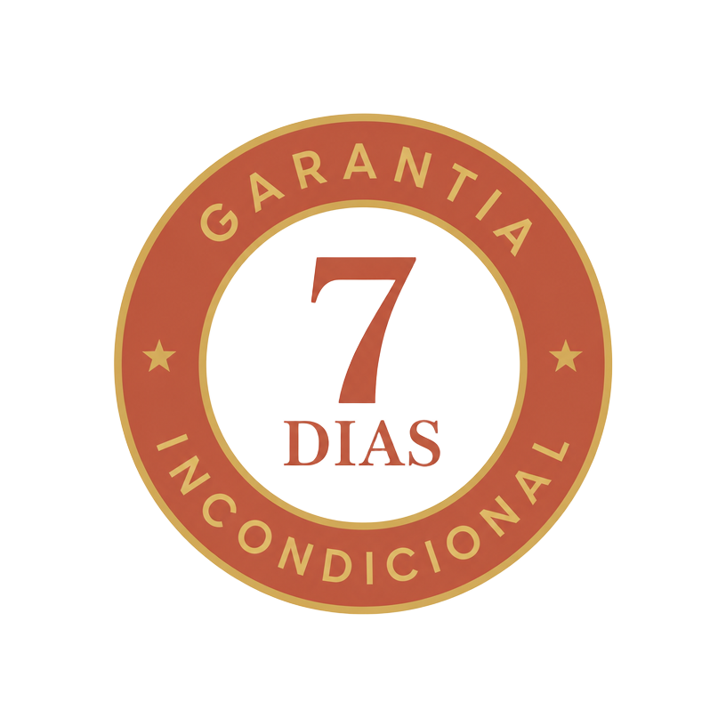 Selo de garantia incondicional de 7 dias